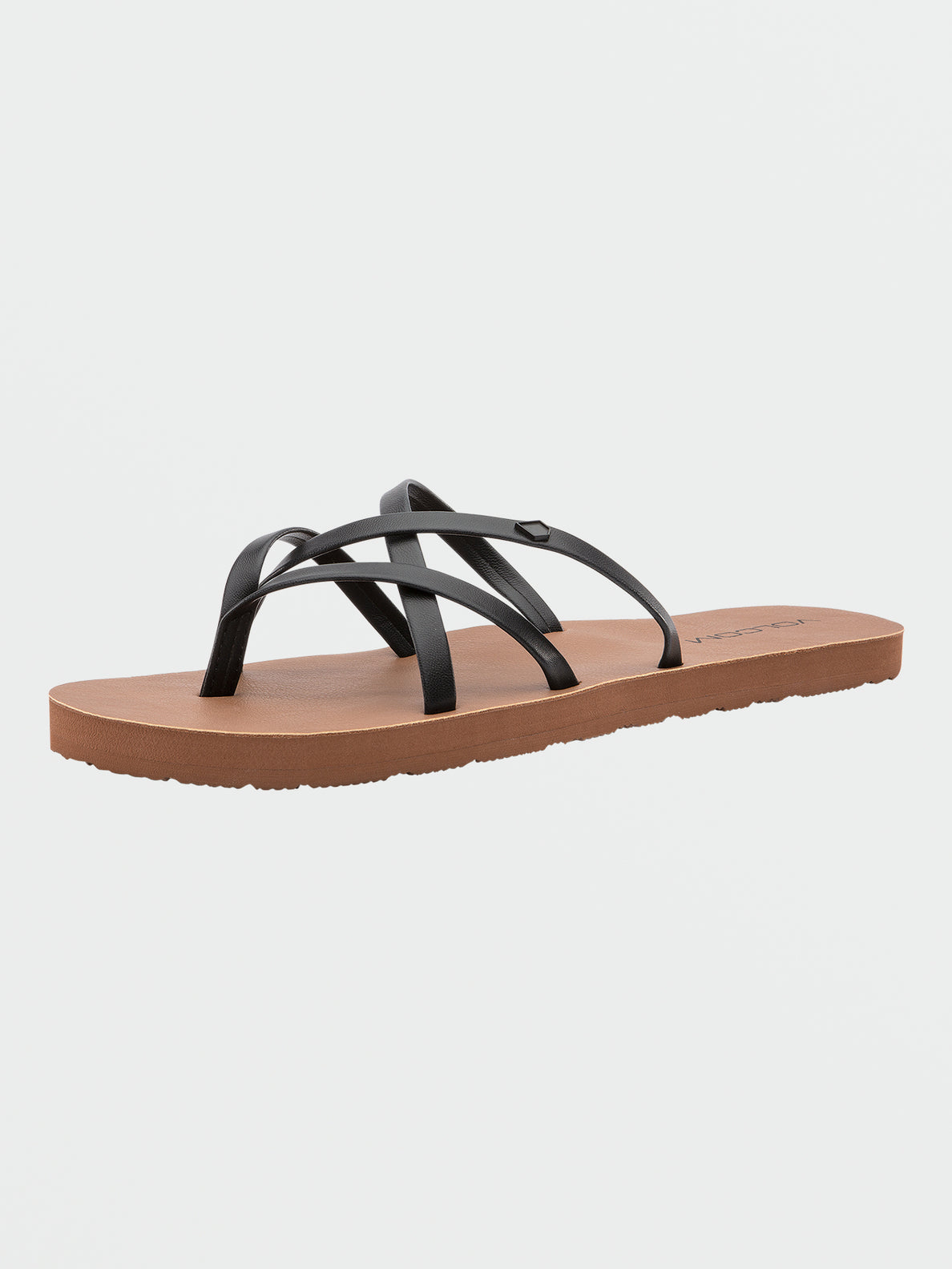 Volcom New School 2 Womens Sandal BLK23-Black 9