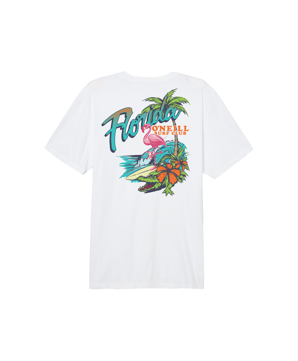 O'neill Travelers Paradise SS Tee WHT L