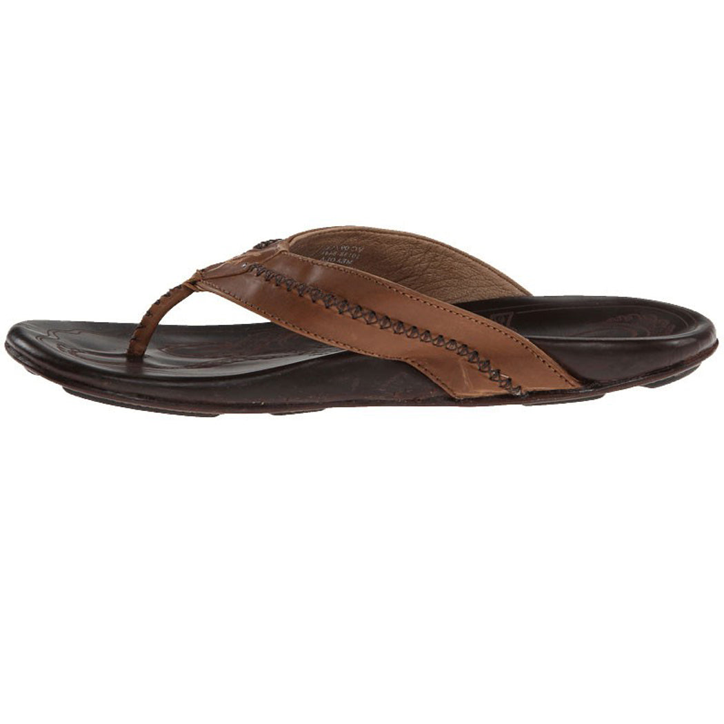 Olukai Mea Ola Mens Sandal 3448-Tan-Dark Java 9