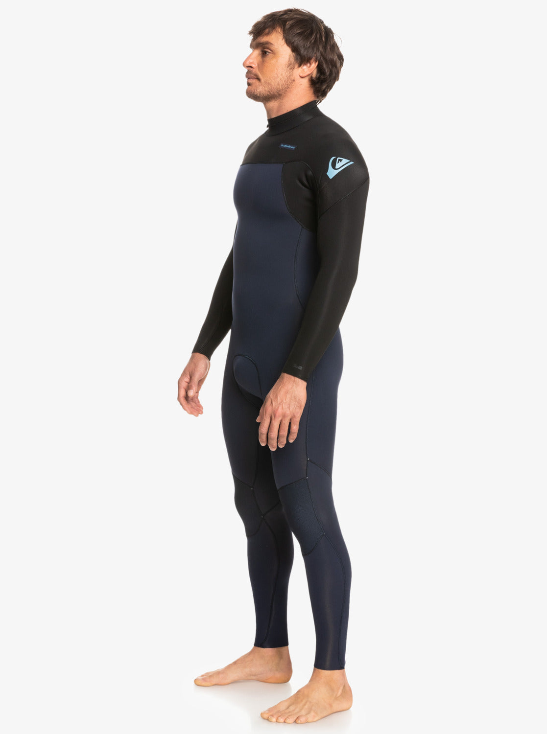 Quiksilver Everyday Sessions 3/2mm Back Zip Fullsuit KTP0-Dark Navy-Black L-Short
