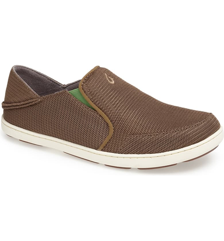Olukai Nohea Mesh Mens Shoe 13AP-Mustang-Lime Peel 13