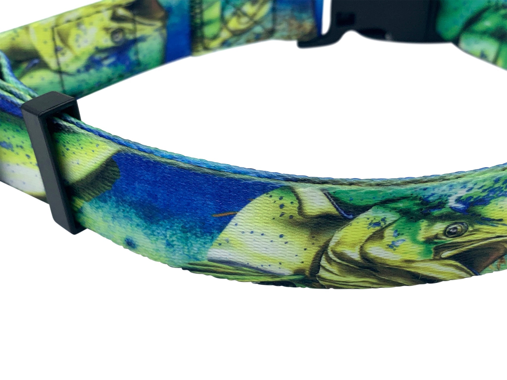 Salty Paws Surfing Dog Collar | Designs for Beach Dogs, Floral, Fishing, Surfing, Hawaiian, MahiPrint L