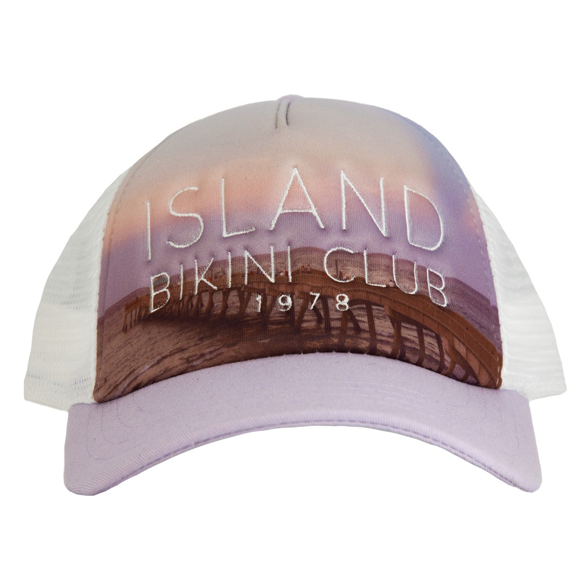 Island Water Sports Bikini Club Trucker Lilac OS