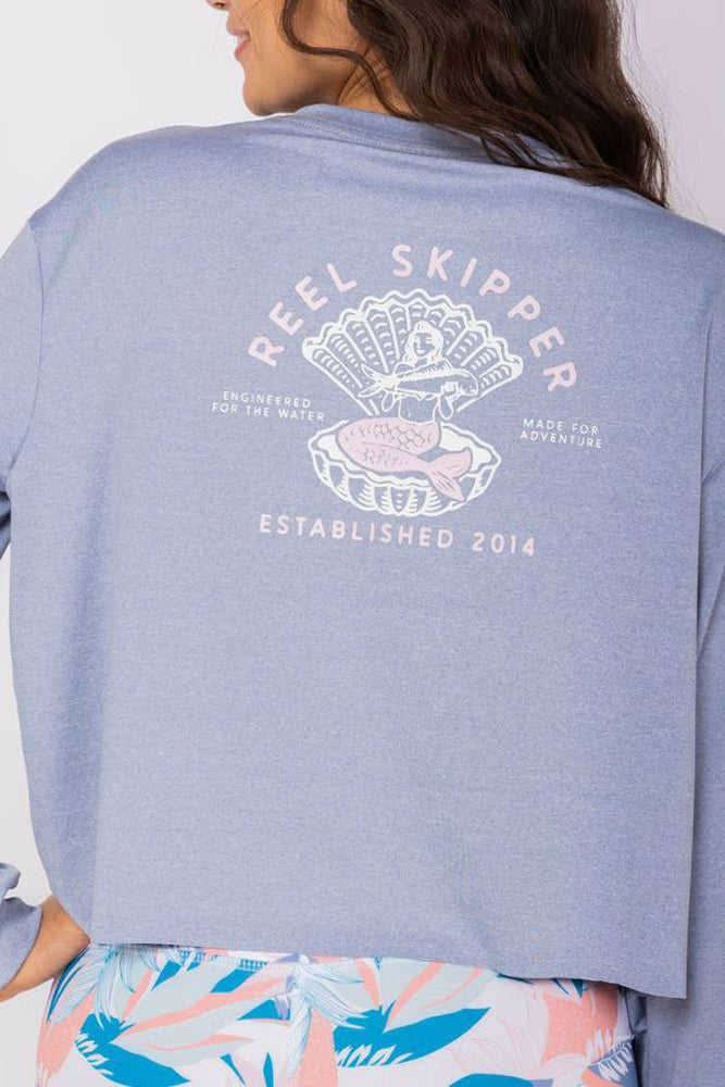 Reel Skipper La Girlfriend Top Zen Blue L