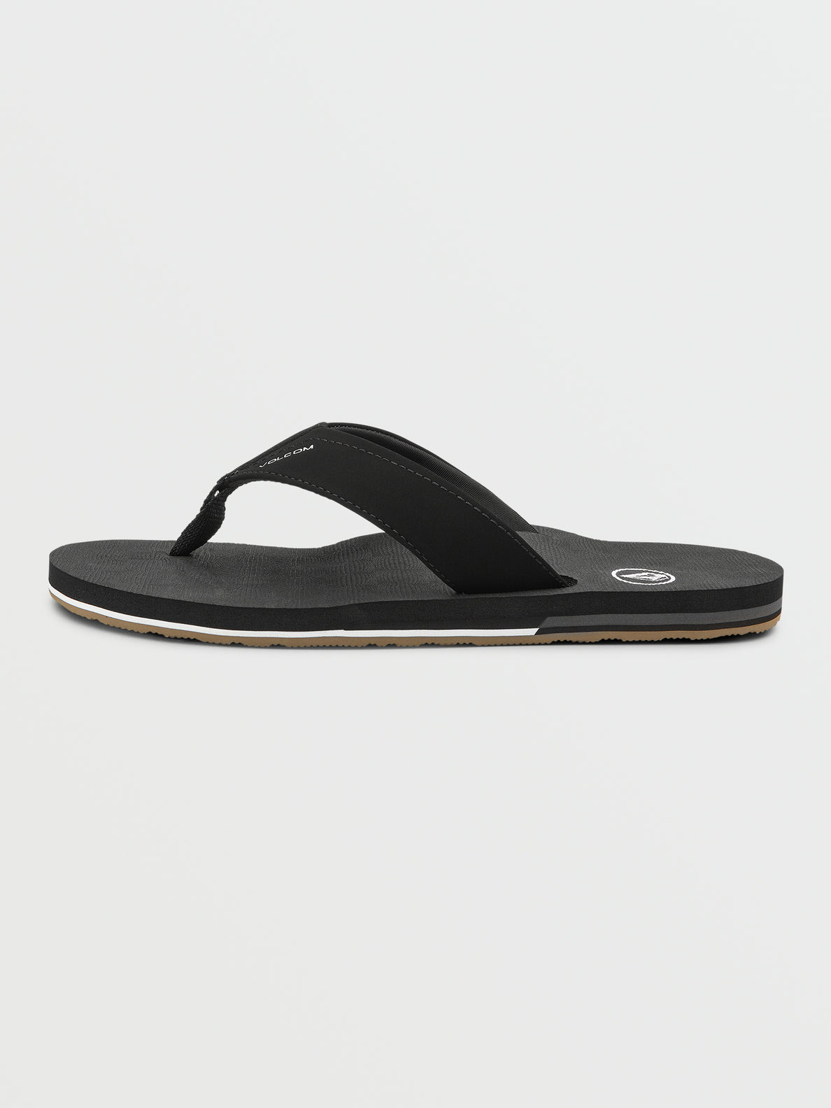 Volcom Victor Mens Sandal BLK23-Black 13
