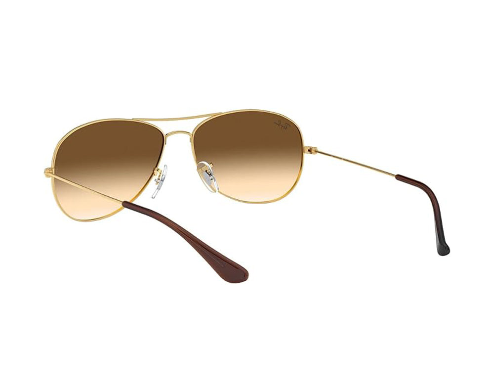 Ray Ban Cockpit Sunglasses Arista ClearGradientBrown Aviator
