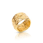 Ellie Vail Logan Textured Ring Gold 6