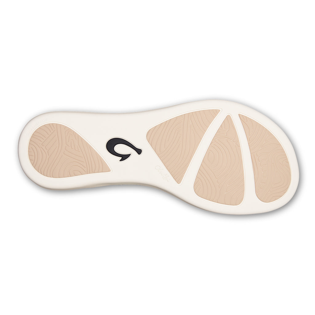 Olukai Ho Opio Hau Womens Sandal 2KPZ-Silver-Pineapple 10