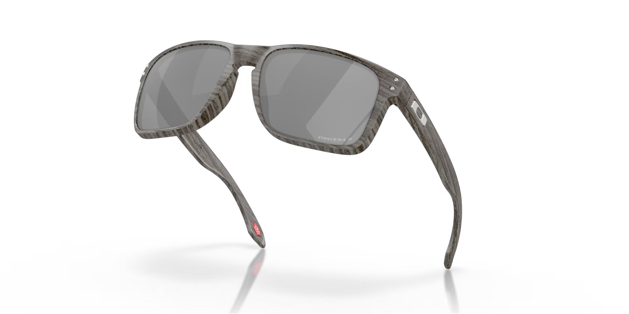 Oakley Holbrook XL Polarized Sunglasses Woodgrain PrizmBlack Square