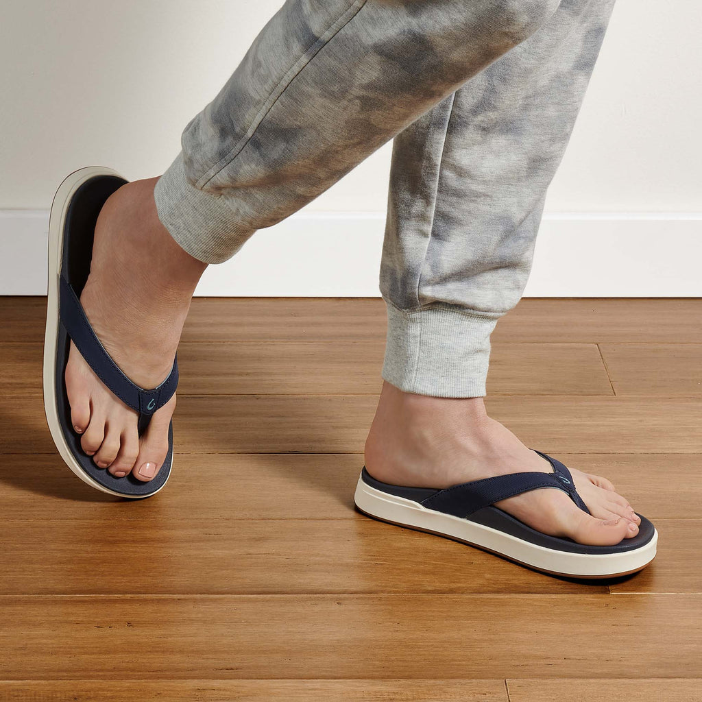 Olukai Nu a Pi o Womens Sandal DEDE-Trench Blue-Trench Blue 10