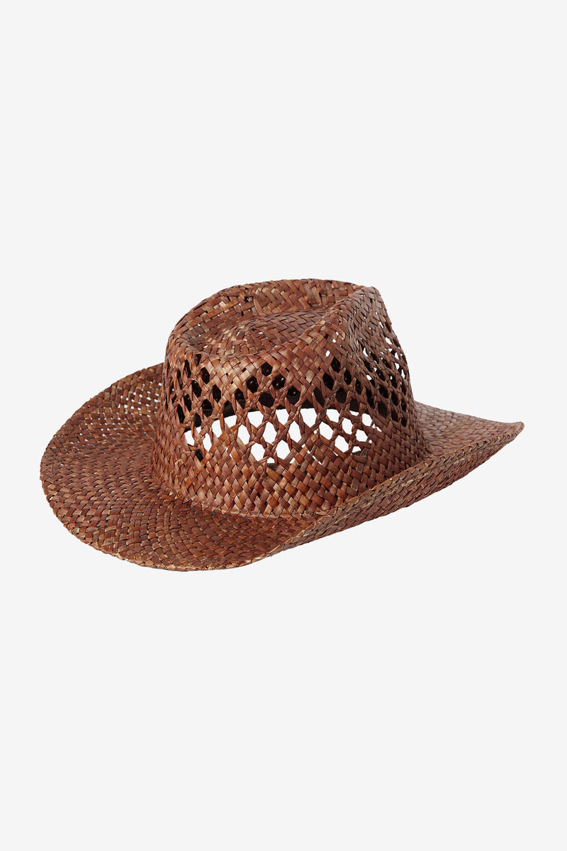 O'Neill Indio Straw Western Hat COF OS