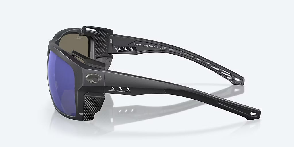 Costa Del Mar King Tide 8 Polarized Sunglasses BlackPearl BlueMirror