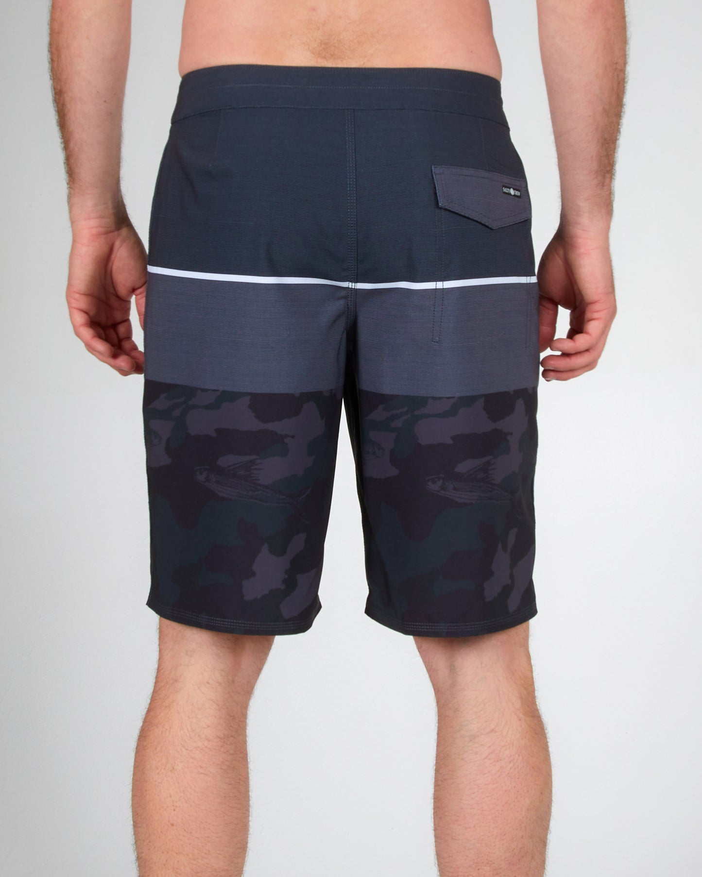 Salty Crew Stacked Boardshort BLK 32