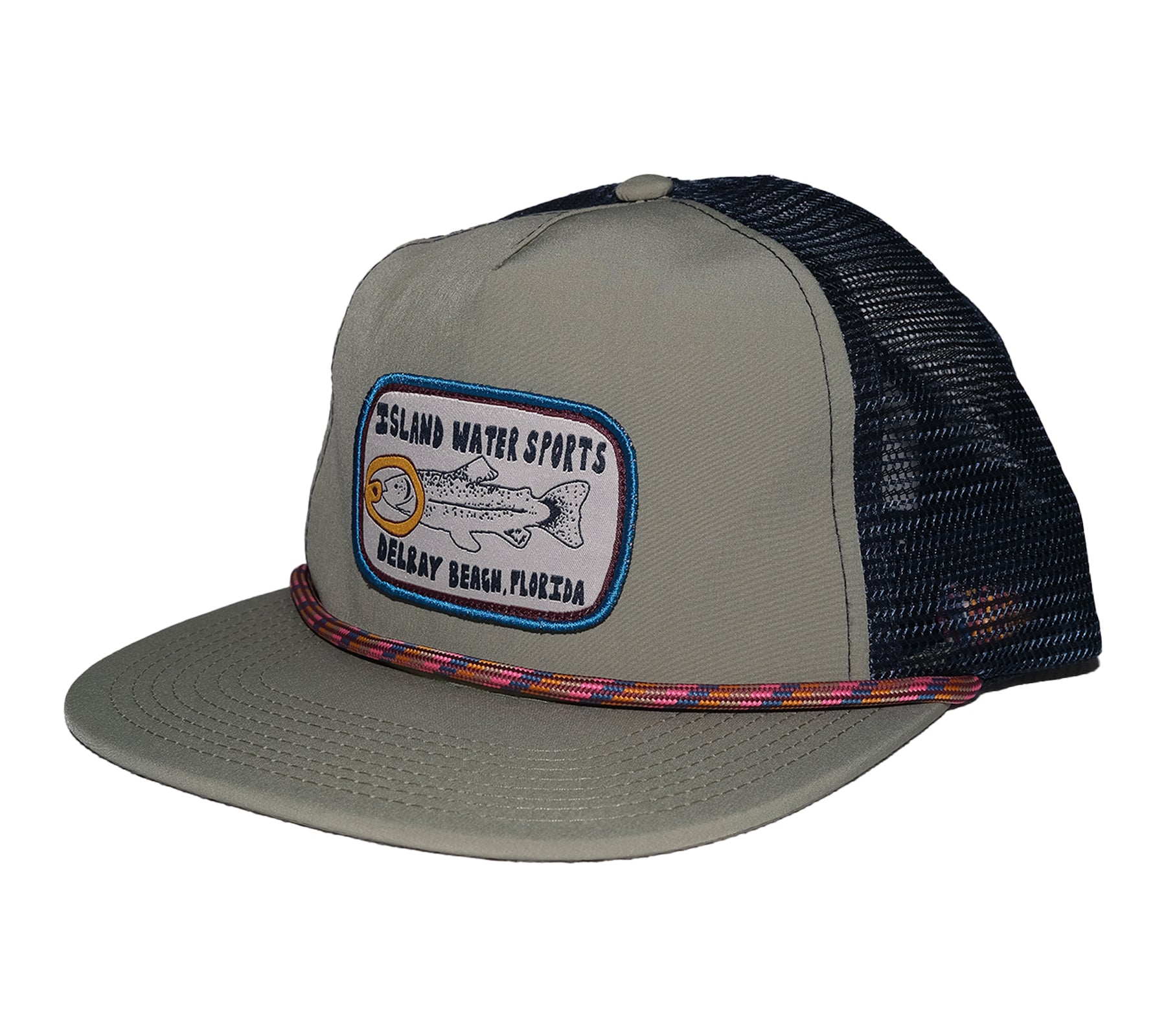 Island Water Sports Sardine Can Hat SageDELRAY OS