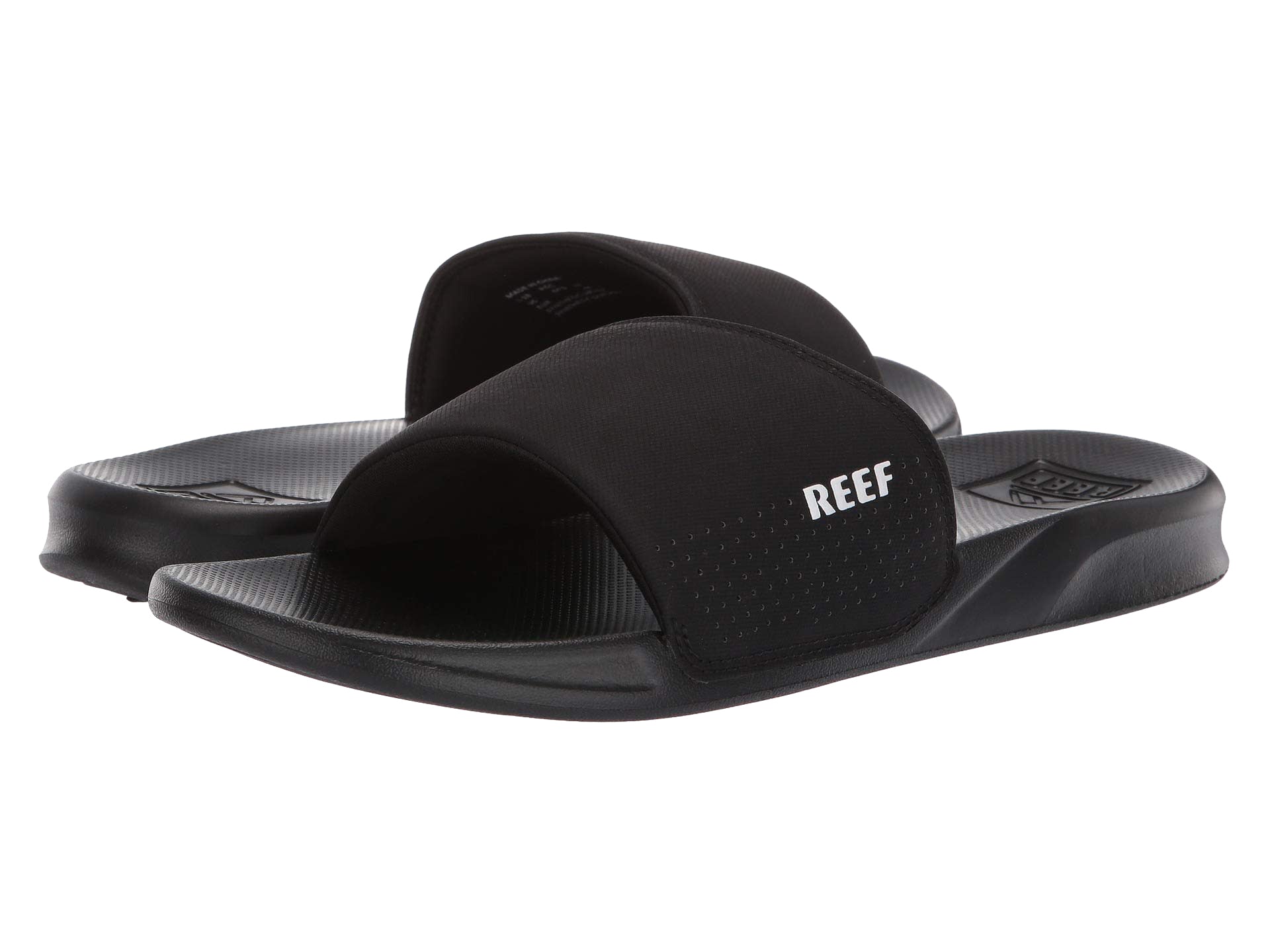 Reef One Slide Mens Sandal BLA-Black 10