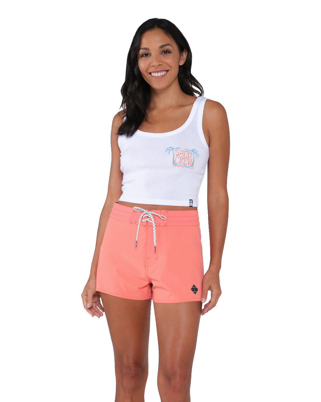 Salty Crew Seaworthy 2 Utility Boardshort Hot Coral S