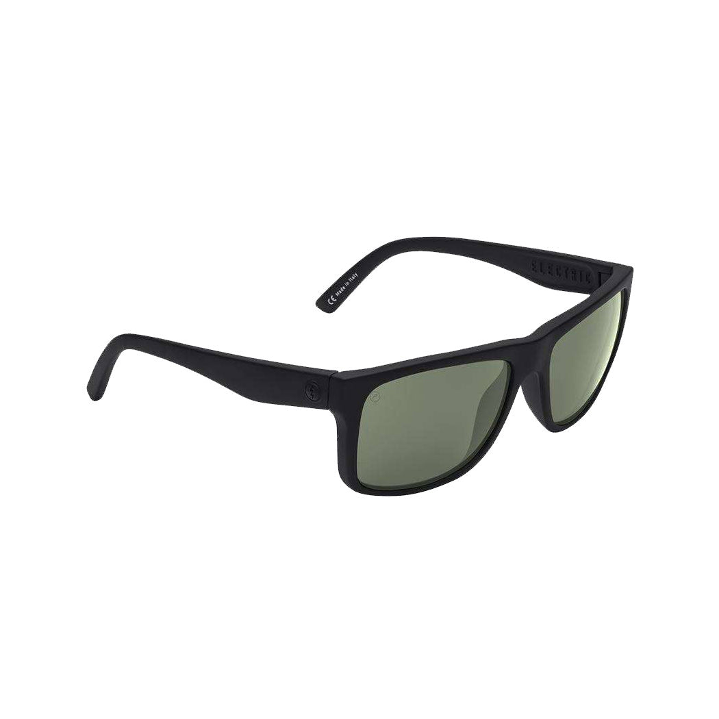 Electric Swingarm Polarized Sunglasses Matte-Black Ohm-Grey Square