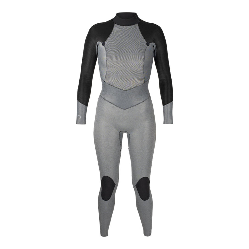 Xcel Axis X 3/2mm Back-Zip Womens Fullsuit GGL-Graphite-Glacier Blue 6