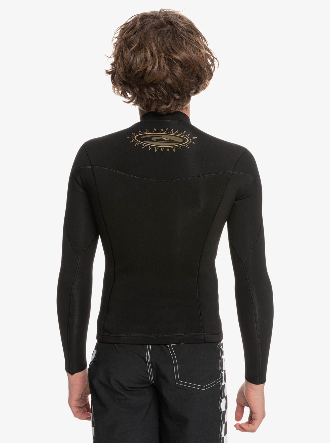 Quiksilver Everyday Sessions 1.5mm LS Boys Wetsuit Jacket KVJ0-Black 8