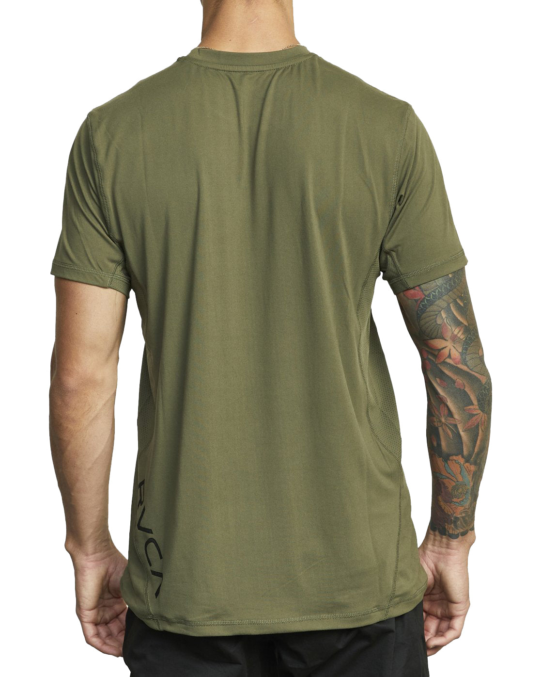 RVCA Sport Vent SS Tee OLV-Olive M