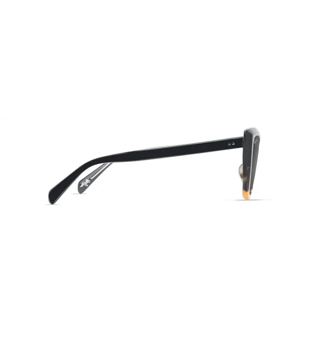 Maui Jim Blossom Polarized Sunglassses BlackTokyoTortoise Grey