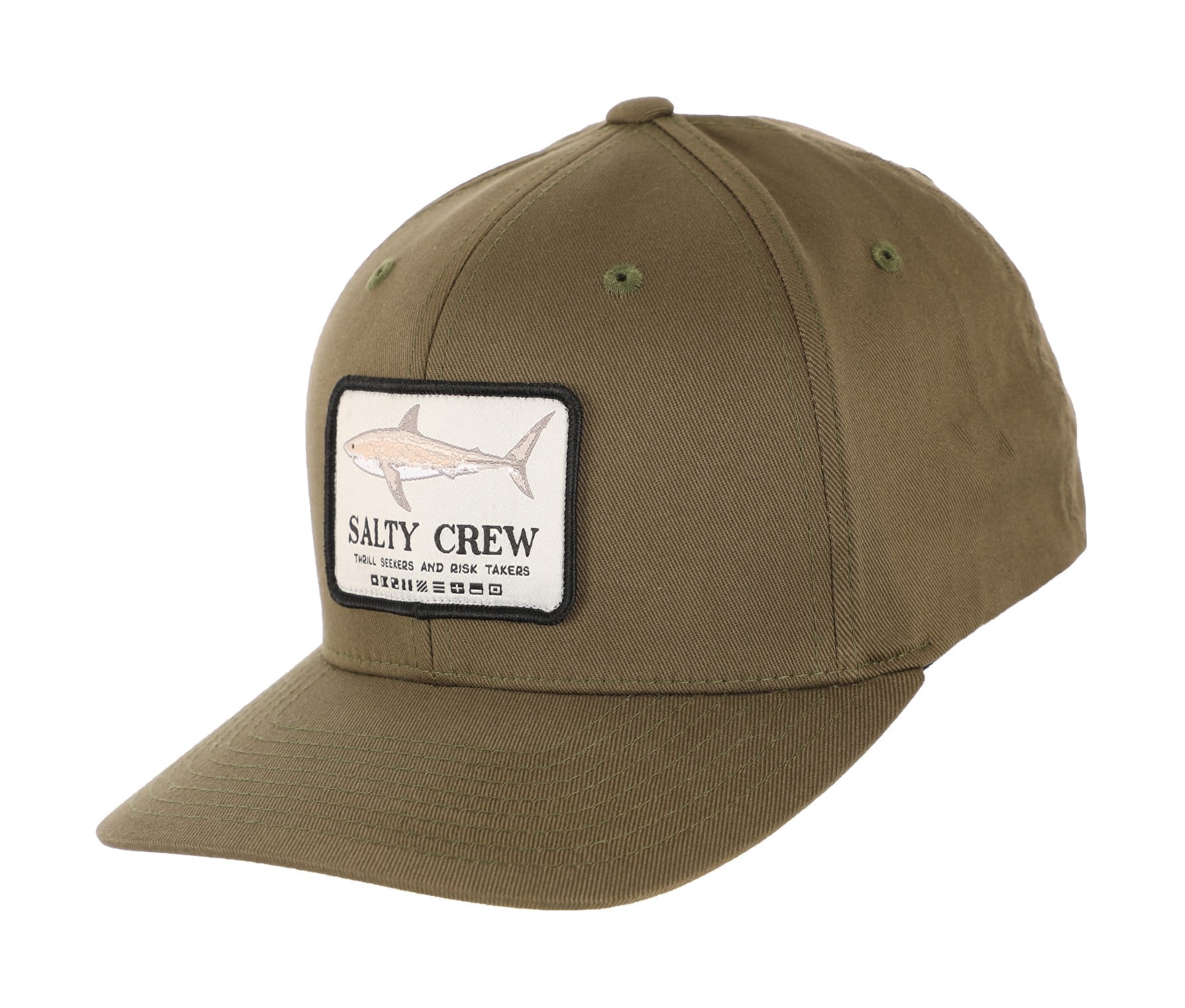 SALTY CREW FARALON FLEXFIT HAT Olive L/XL