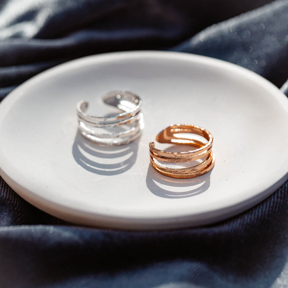 Puravida Pacifica Ring Silver 8