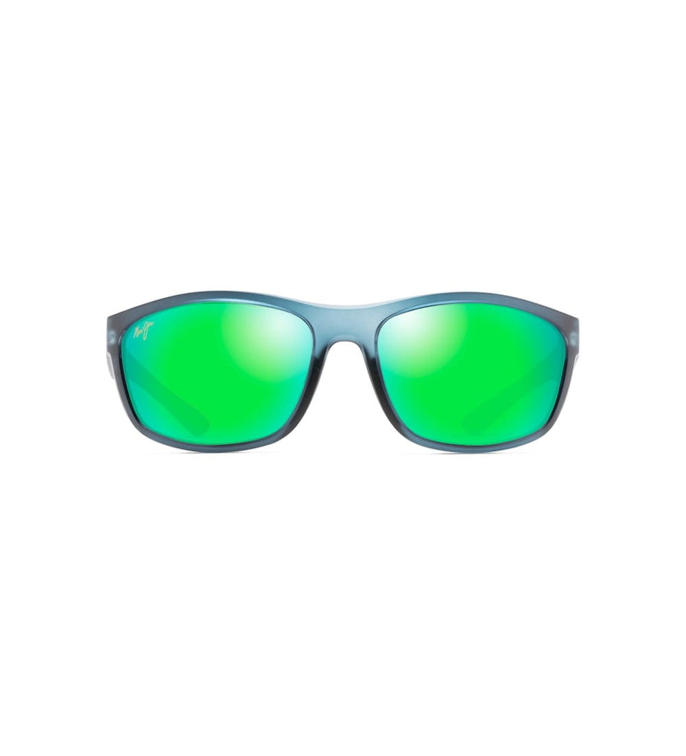 Maui Jim Nuu Landing Polarized Sunglasses MatteTealw/Aqua MauiGreen