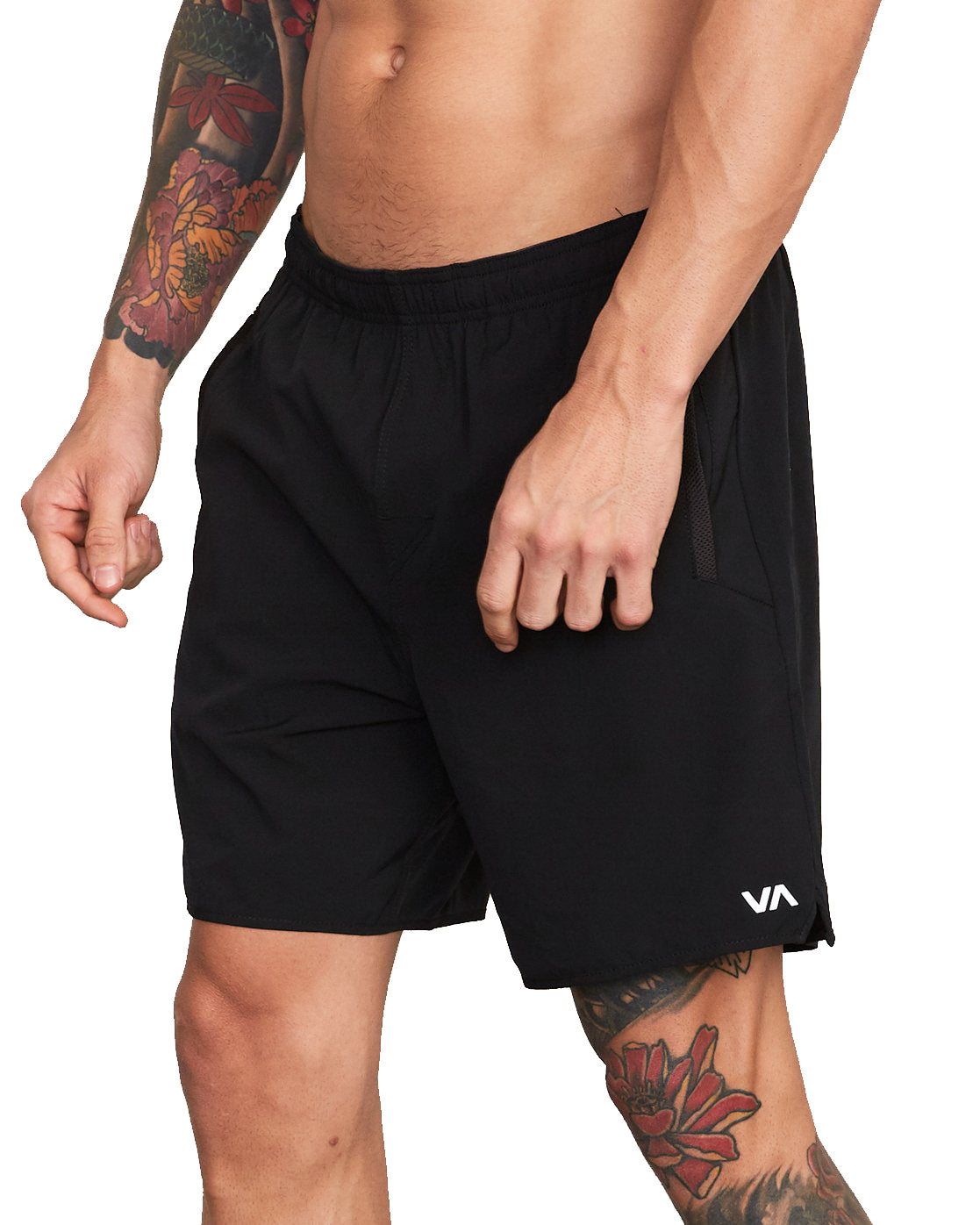 RVCA Yogger Stretch Short BLK-Black S