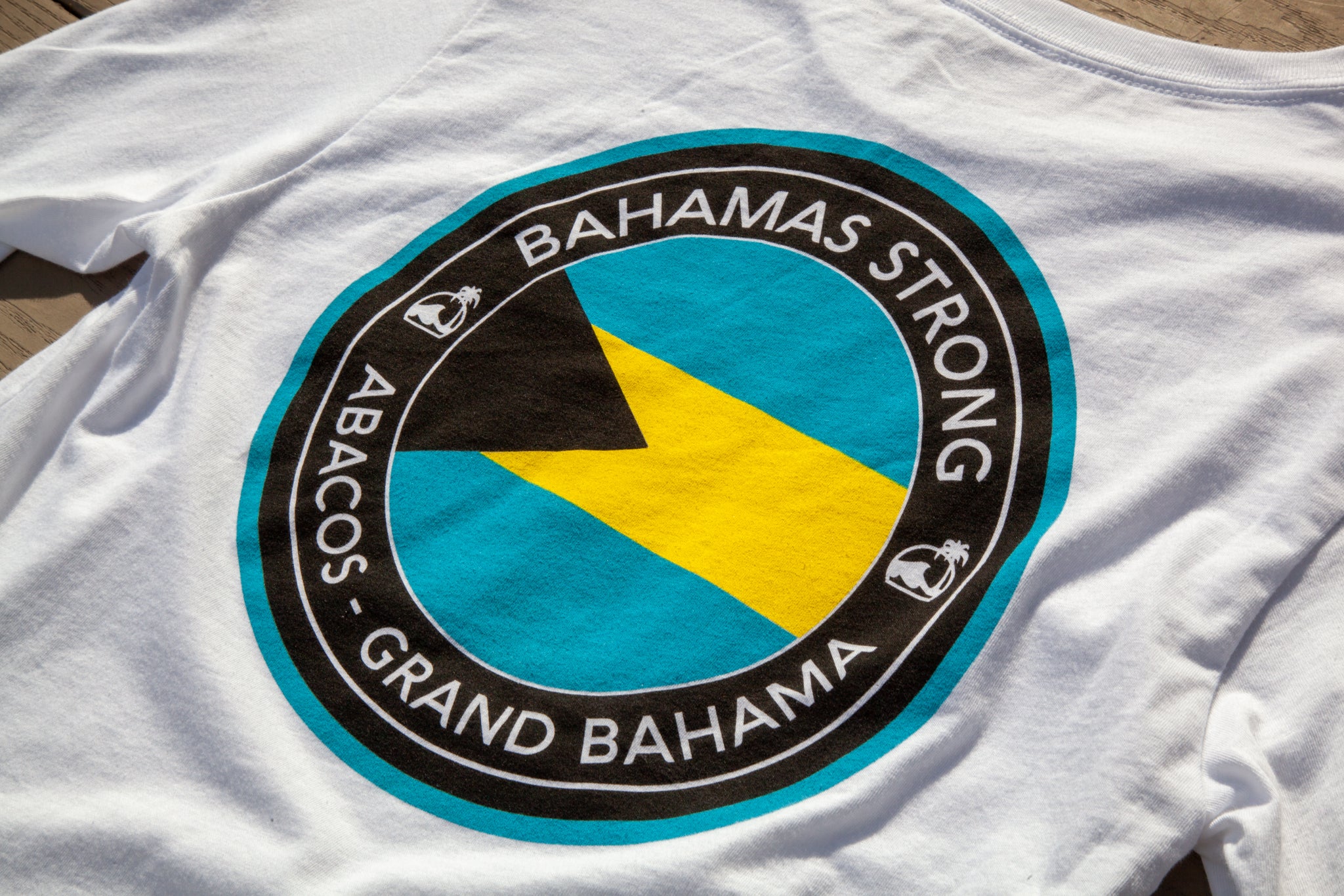 Island Water Sports Bahamas Strong Tee White L/S XXL