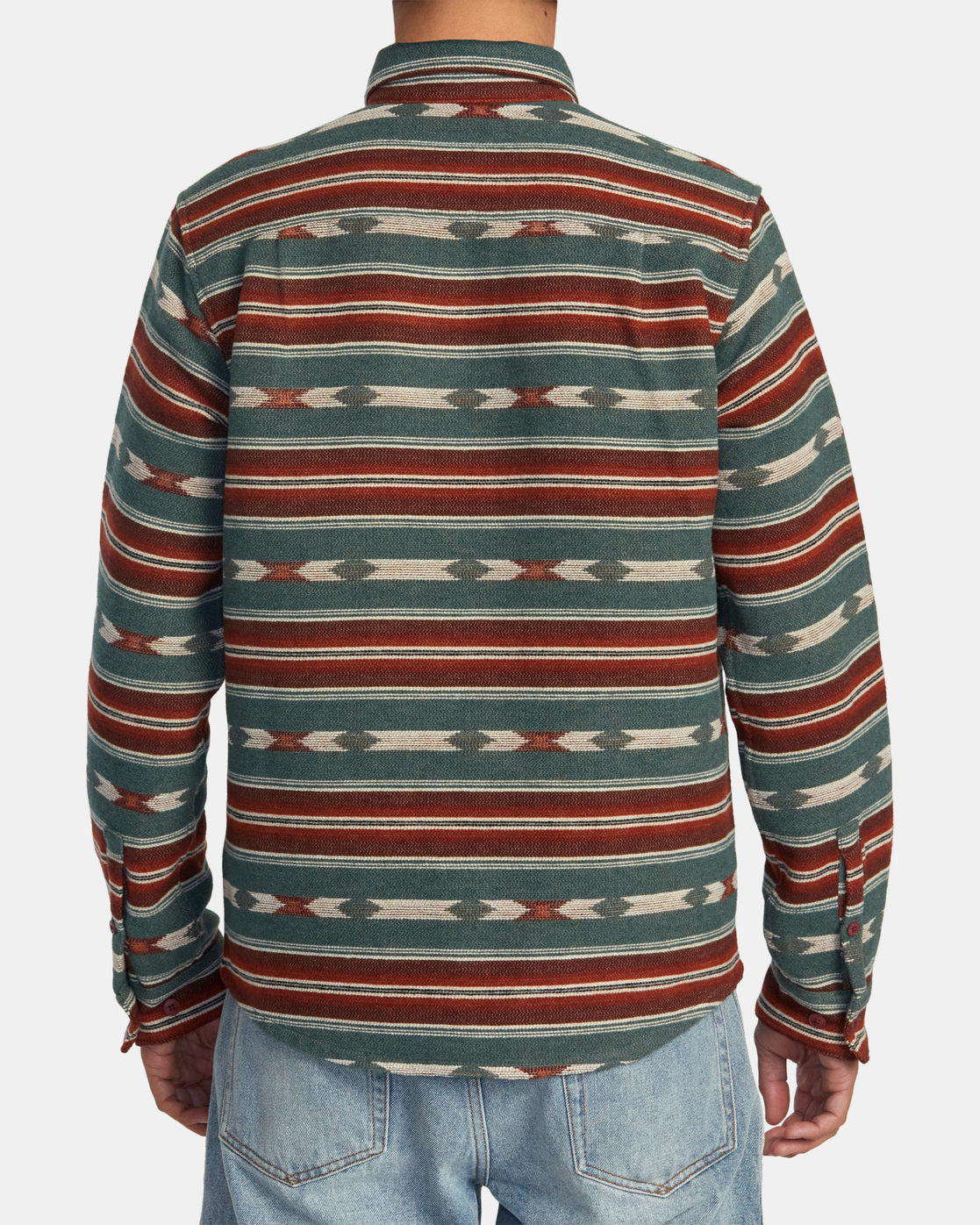 RVCA Blanket LS Woven TEA XL