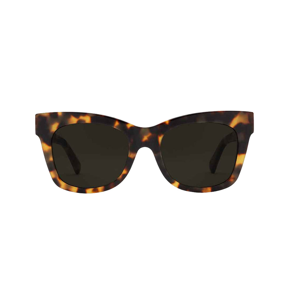 Electric Capri Polarized Sunglasses Gloss Spotted Tort/Grey
