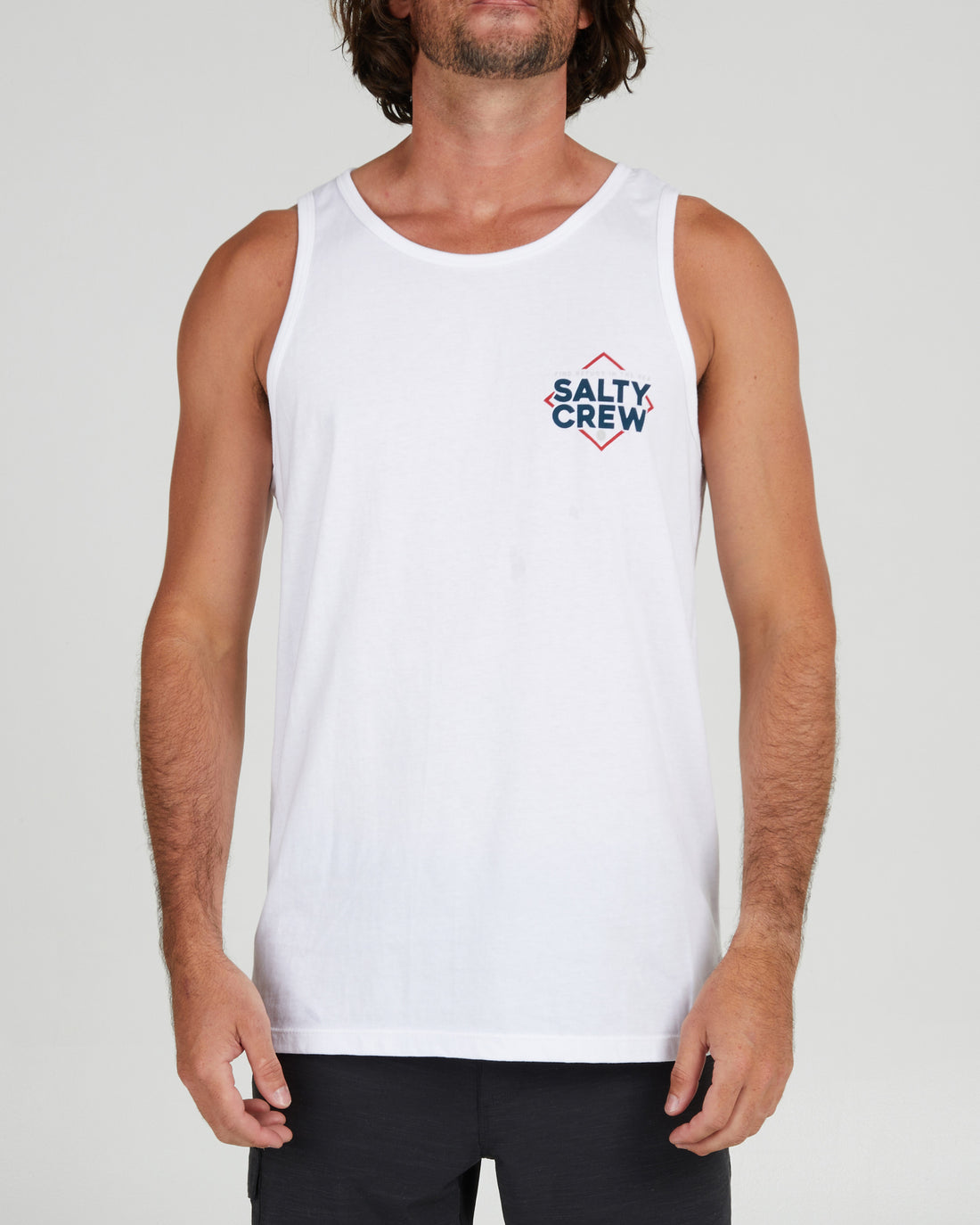 Salty Crew No Slack Tank White M