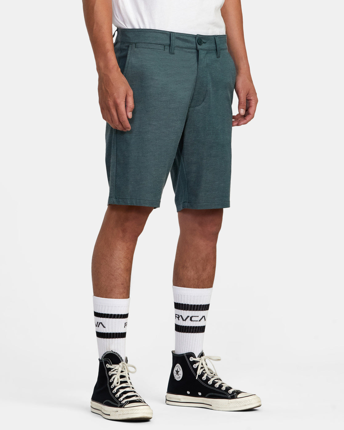 RVCA Back In Hybrid DGN-Hunter Green 30