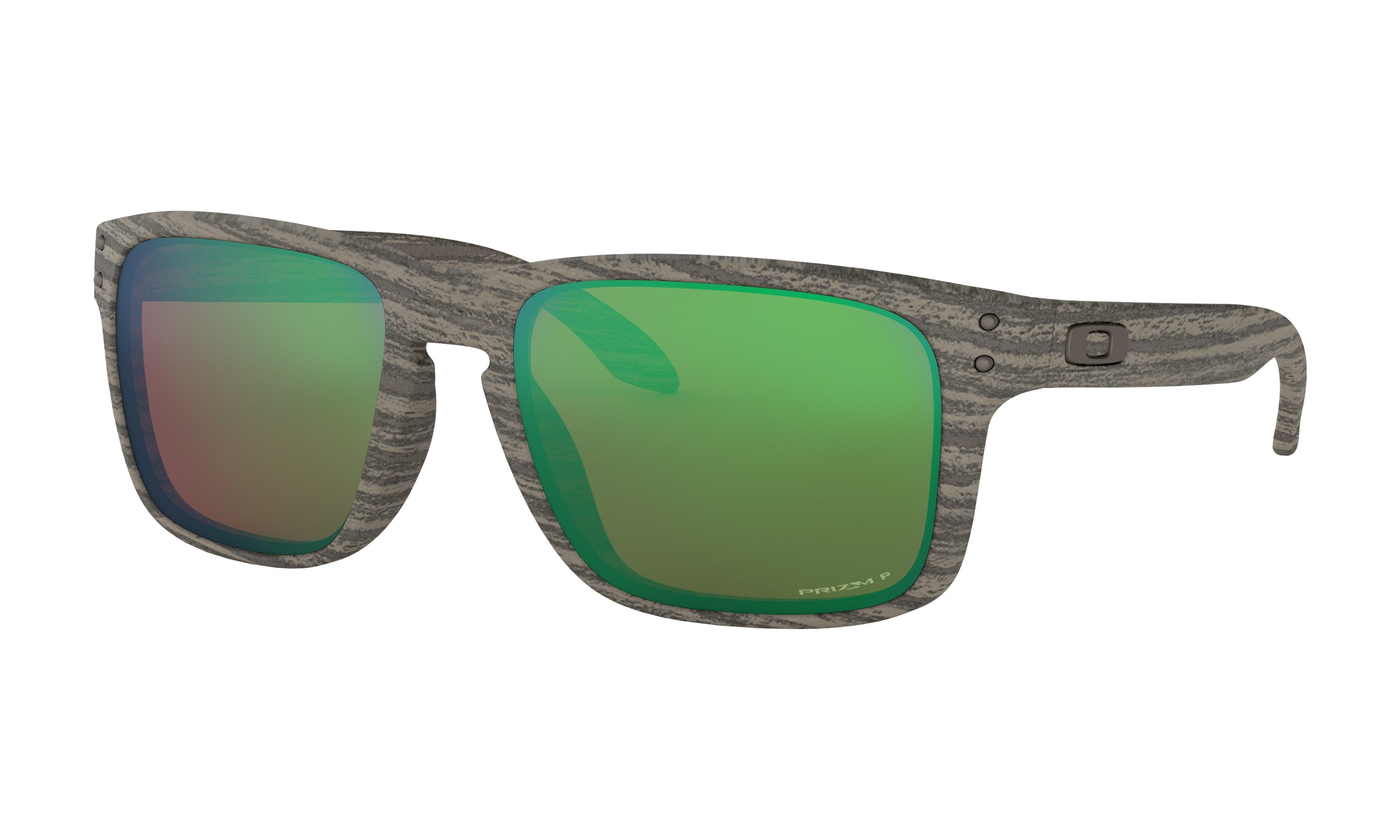 Oakley Holbrook Polarized Sunglasses Woodgrain PrizmShallowWater Square