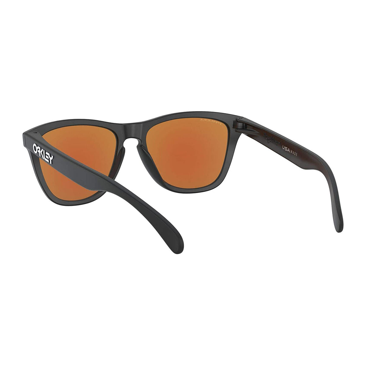 Oakley Frogskins Sunglasses Matte Black PrizmViolet Square