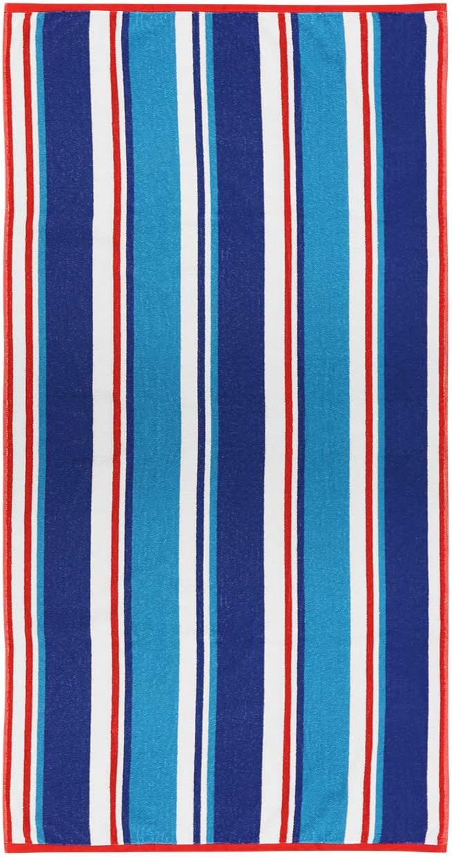 A to Z Cabana Stripe Terry Towel Asst 34x63