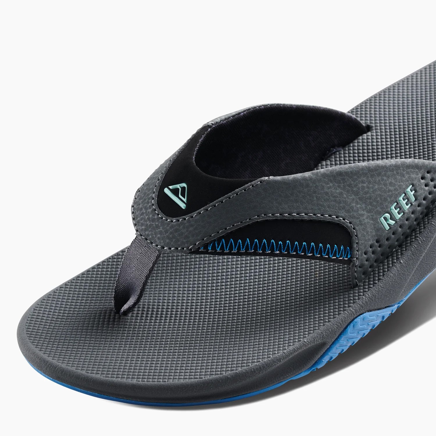 Reef Fanning Mens Sandal Gunmetal-Ocean 8