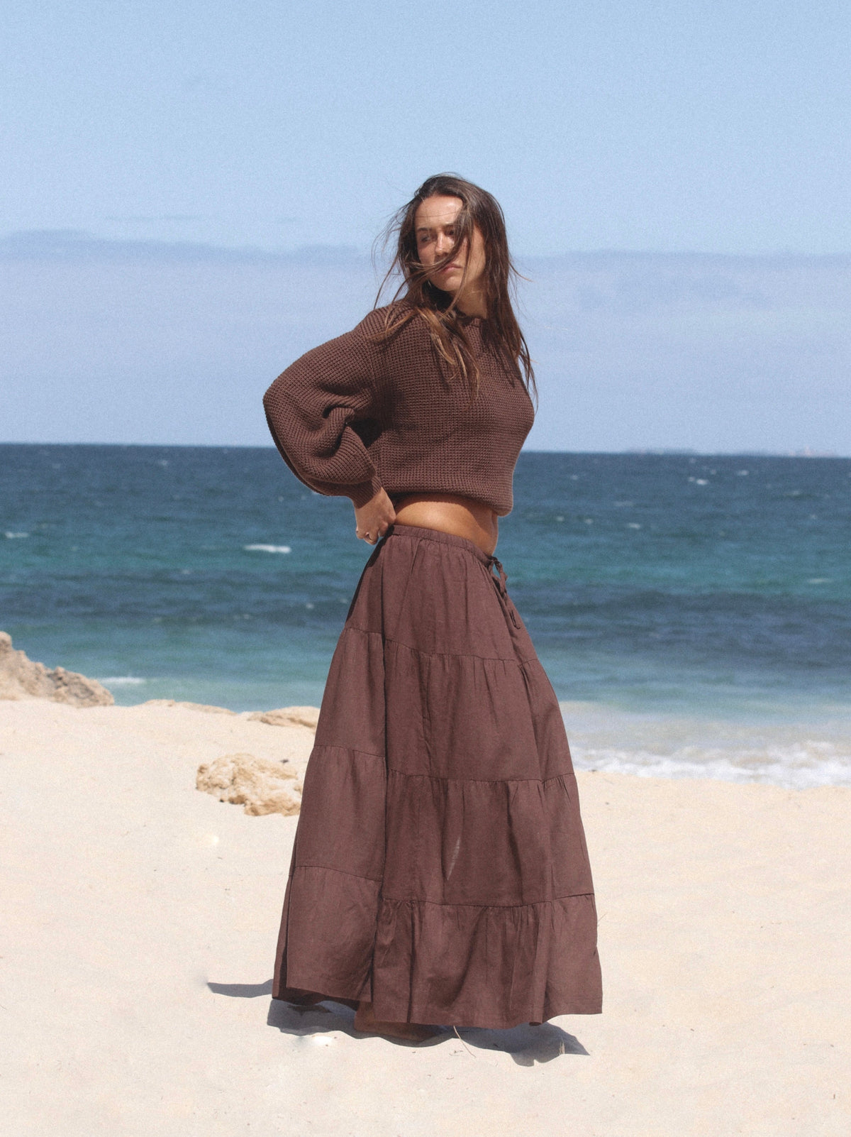 Rhythm Classic Knit Jumper CHO-CHOCOLATE 4L