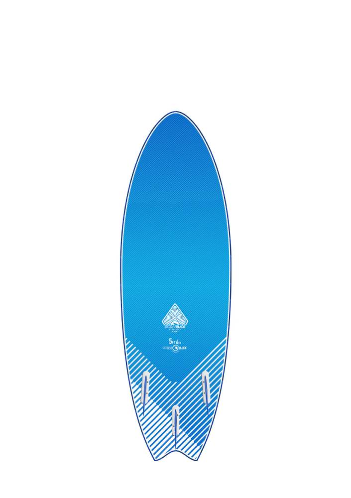 Storm Blade Swallow Tail Surfboard Blizzard Navy 5ft6in