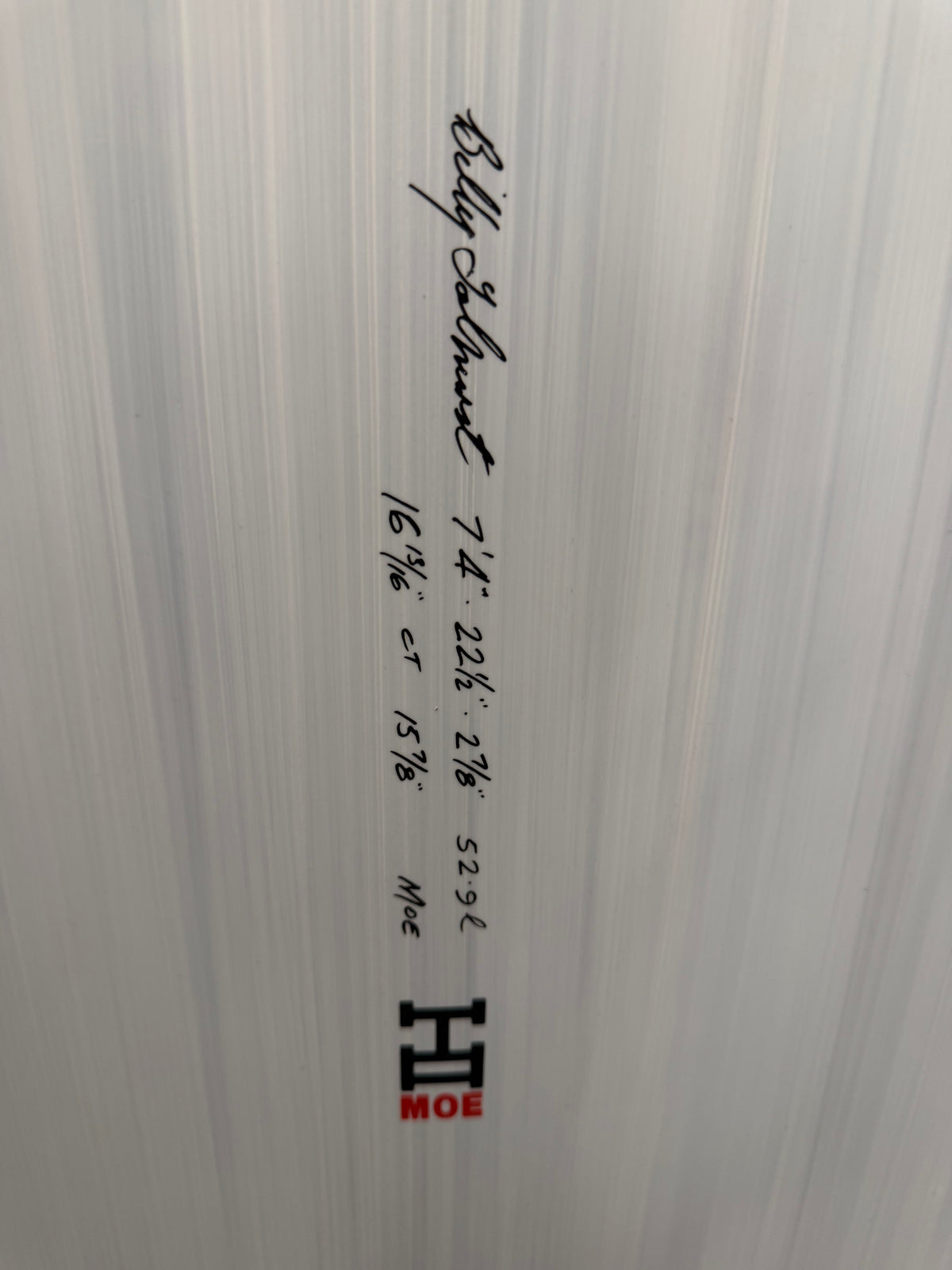 Thunderbolt Surfboards Moe Candy/White 7ft4in