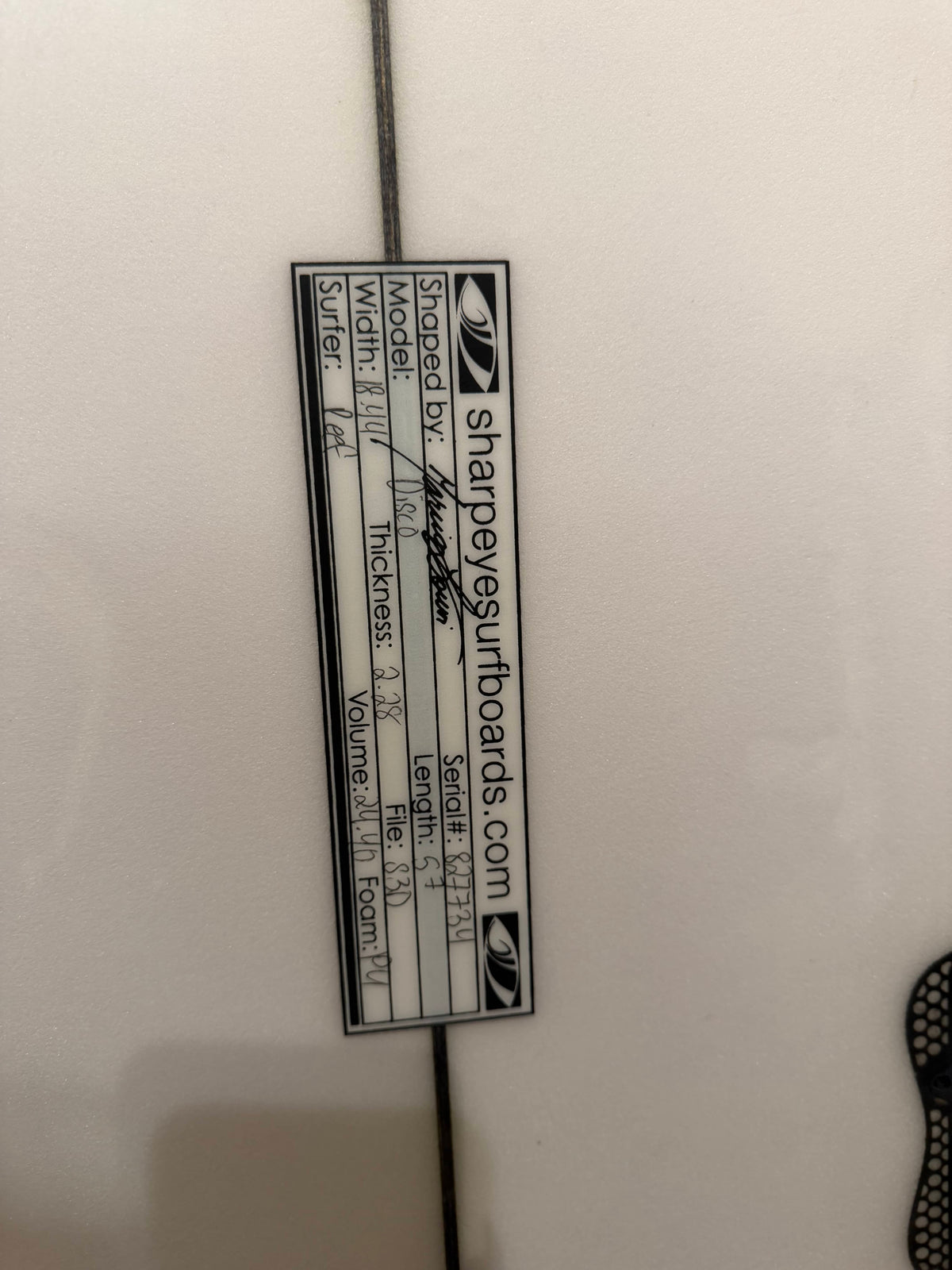 5ft7in Sharpeye Disco Consignment - Coote