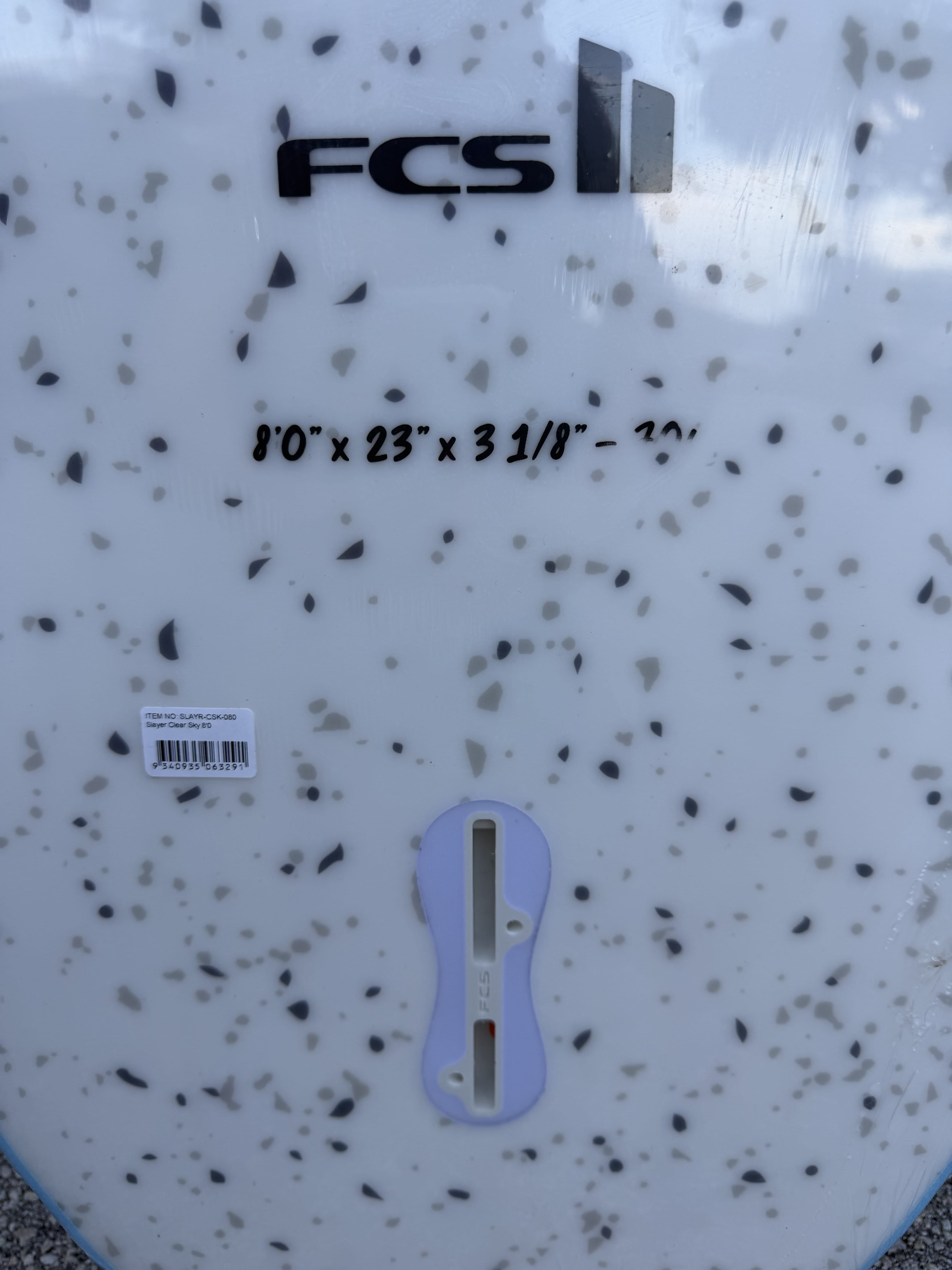 FCS Slayer Soft Top Clear Sky 8'0