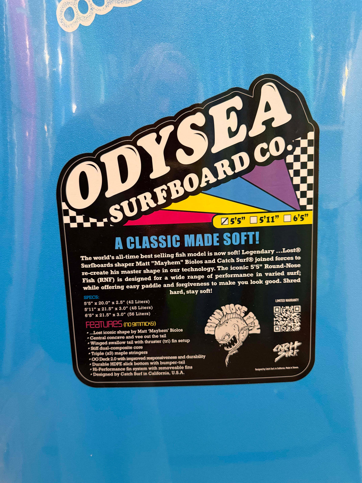 Odysea X Lost RNF BL26 5ft5in