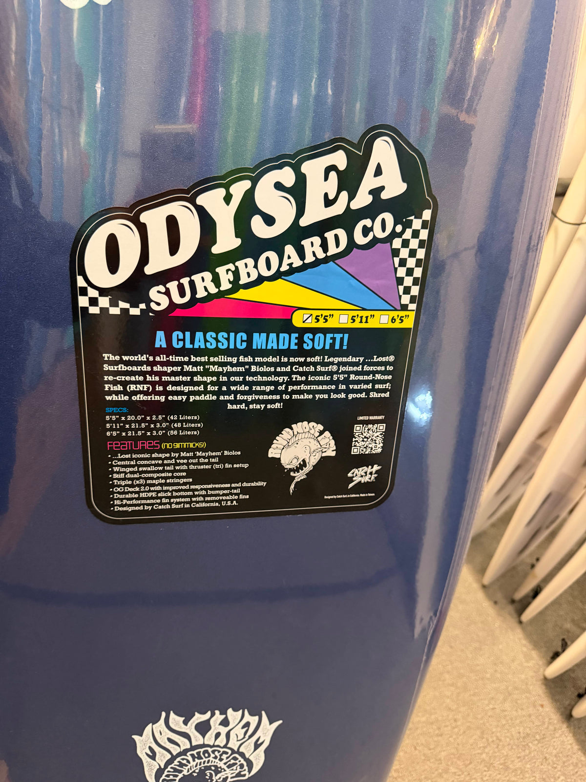 Odysea X Lost RNF MB26 5ft5in