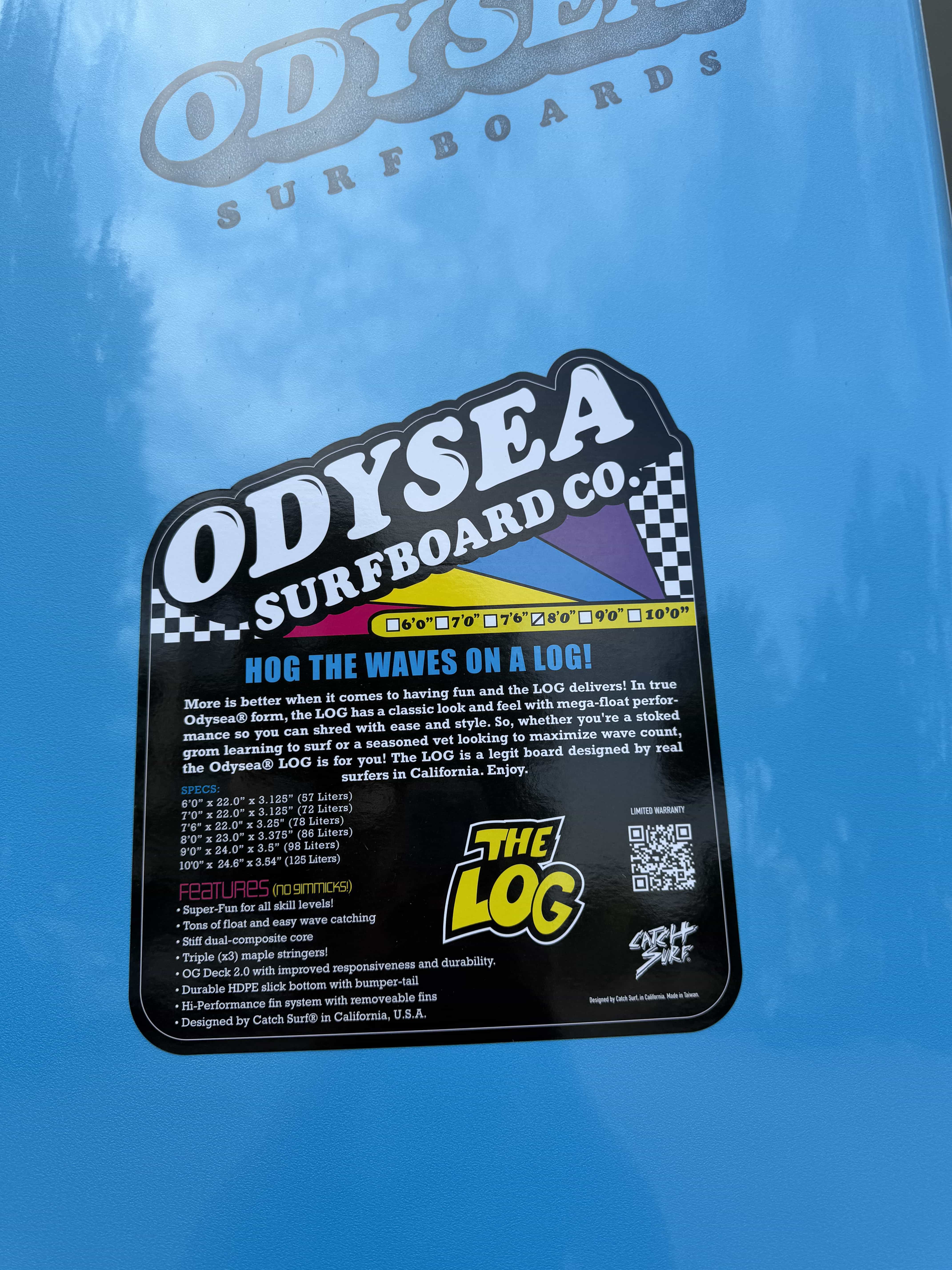 Odysea Log BL26 8ft0in