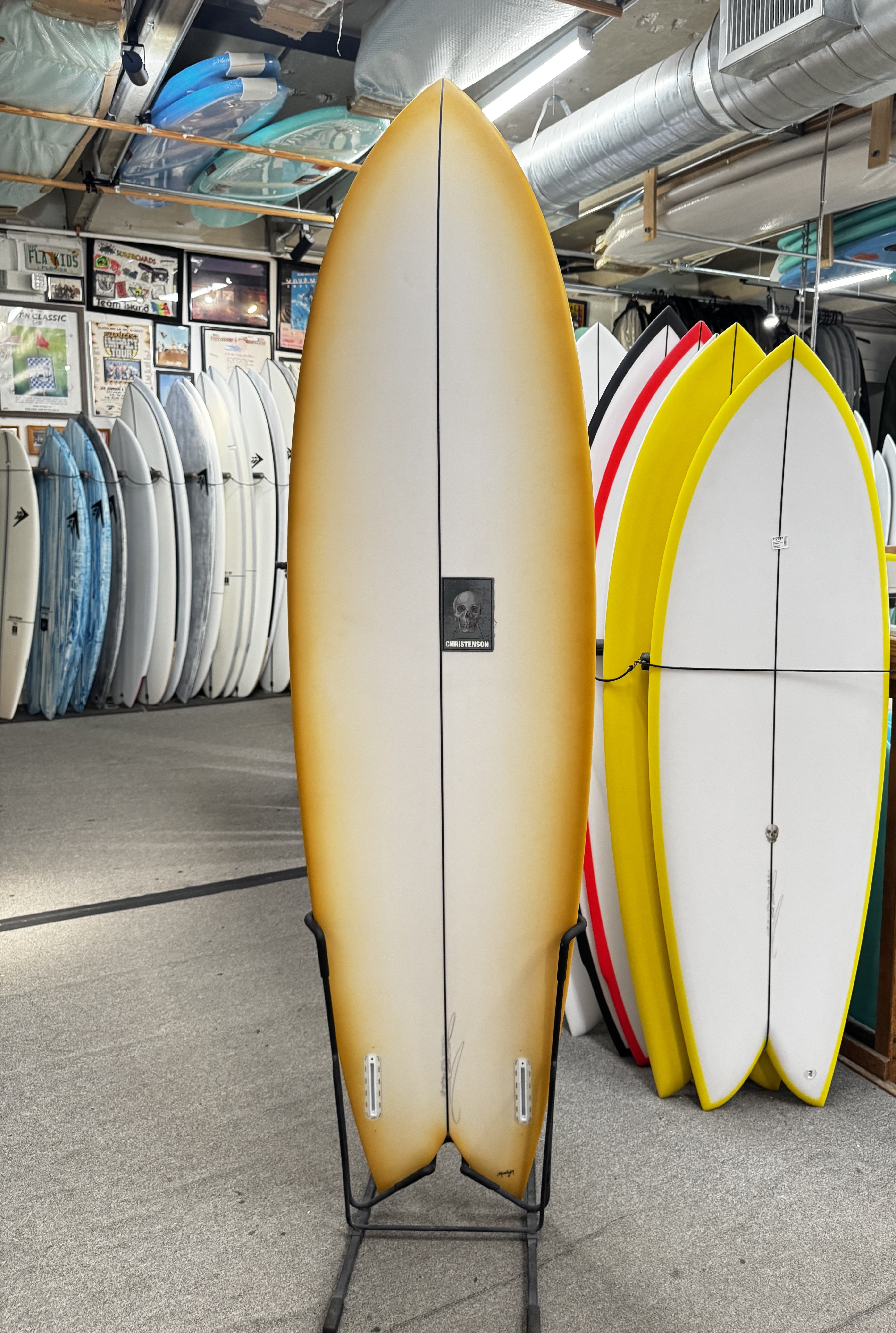 Christenson Surfboards Long Phish BurntMarshmallow 6ft8in Futures