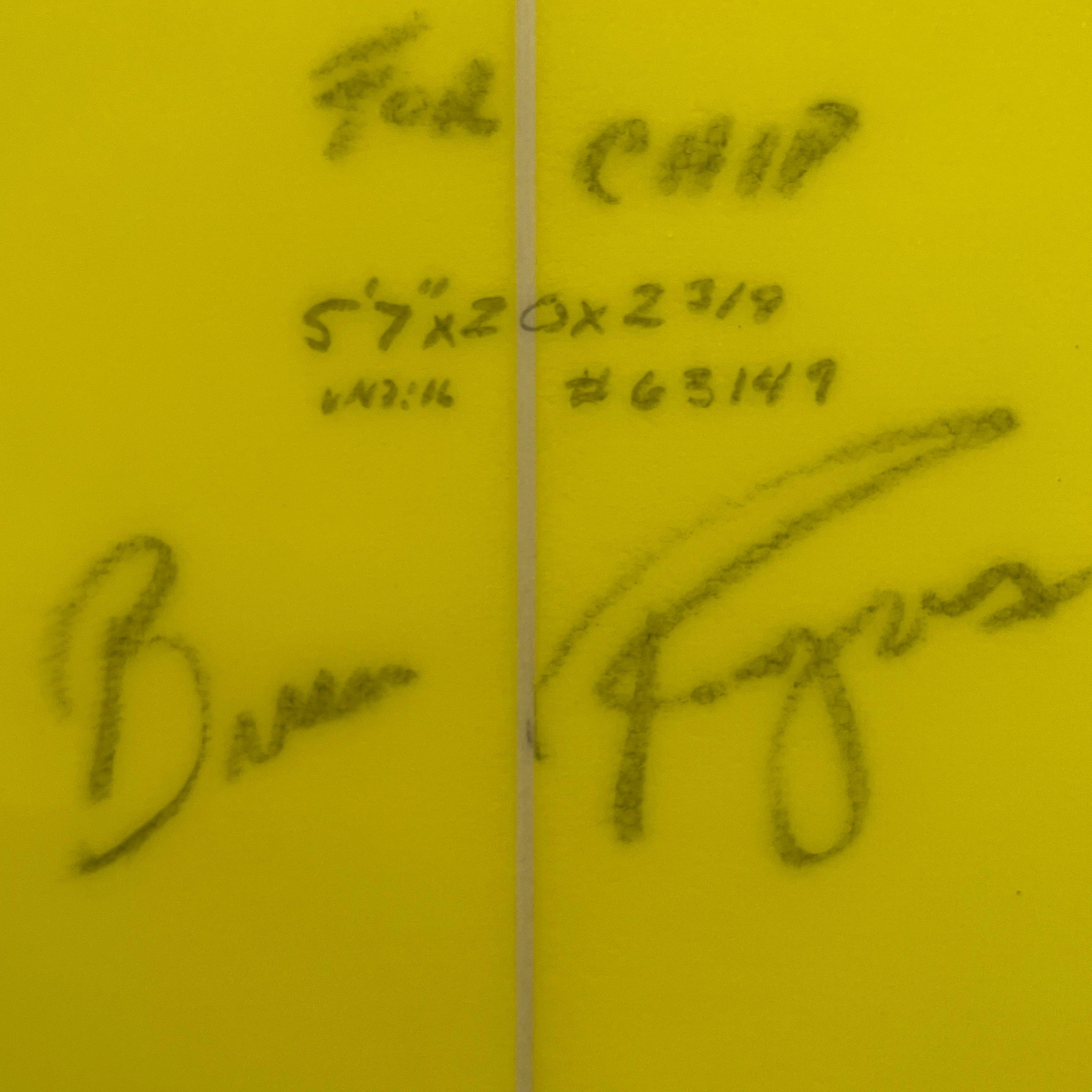 5ft7in Quiet Flight, Consignment