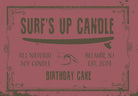 Surf's Up Mason Jar Candle Birthday Cake 8oz