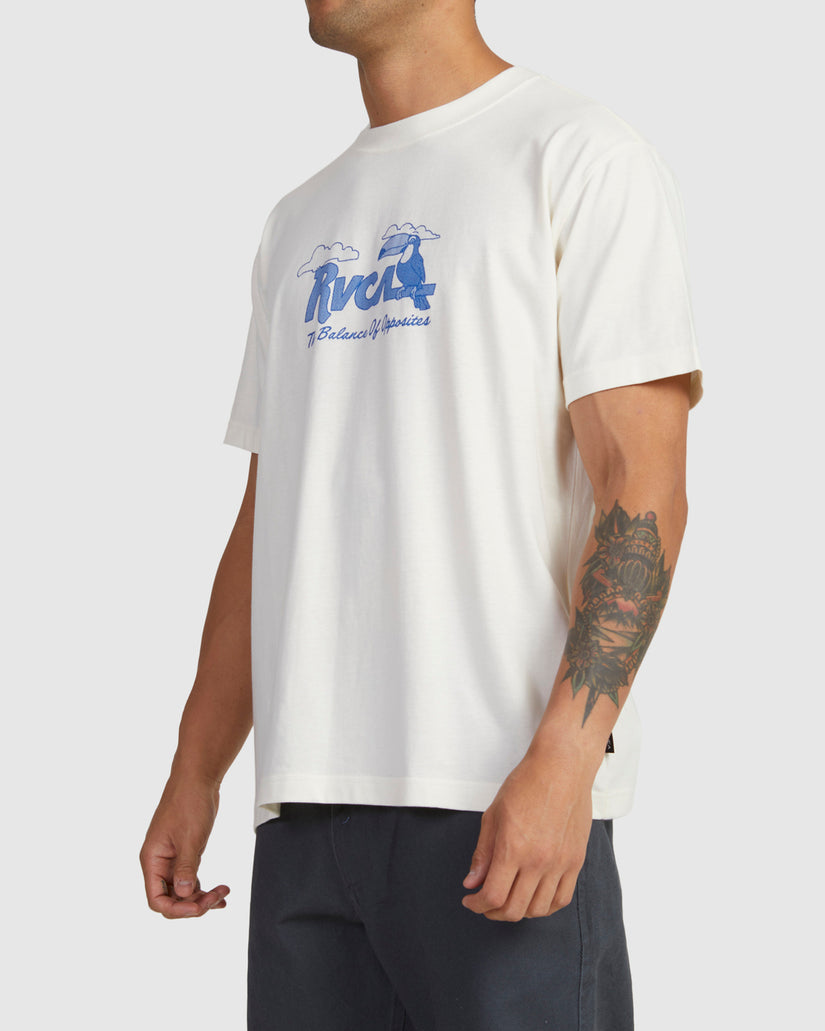 RVCA TROPICANA SS TEE ANW L